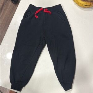 Disney Black Sweatpants with Red Accents